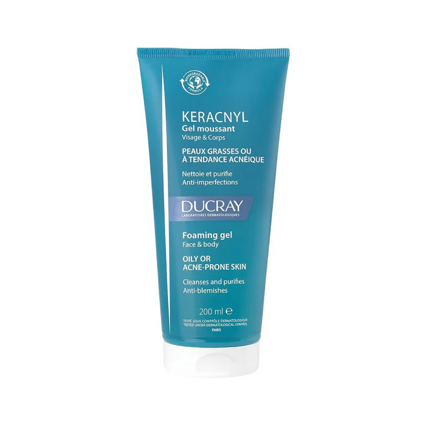 Ducray Keracnyl Moussant Gel 200Ml
