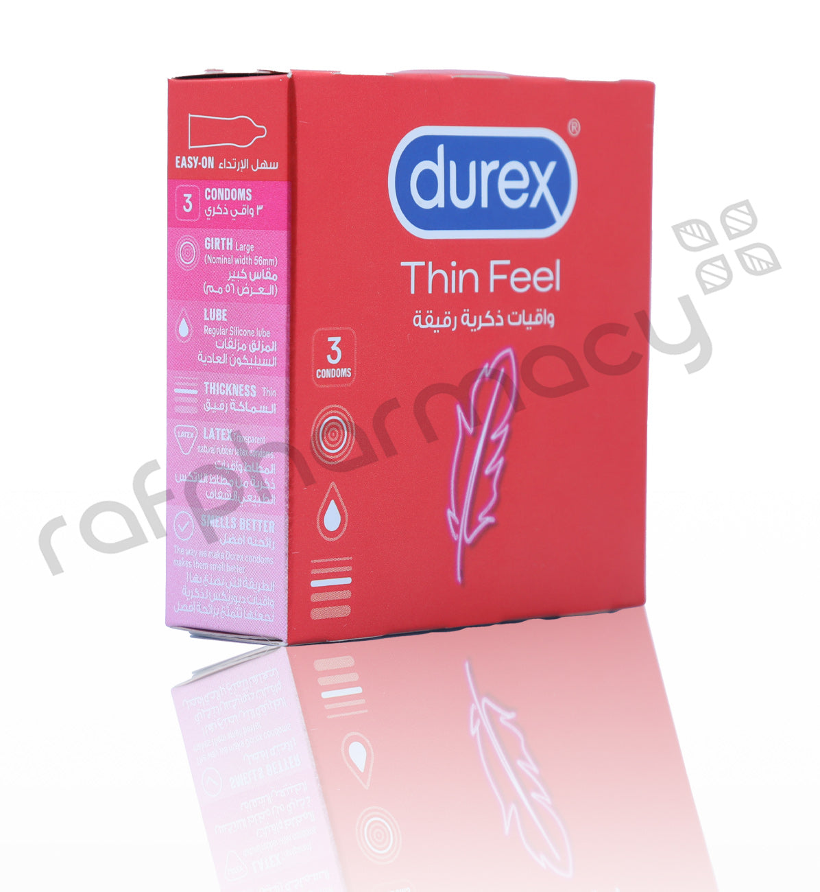 DUREX FEEL THIN CONDOMS 3'S