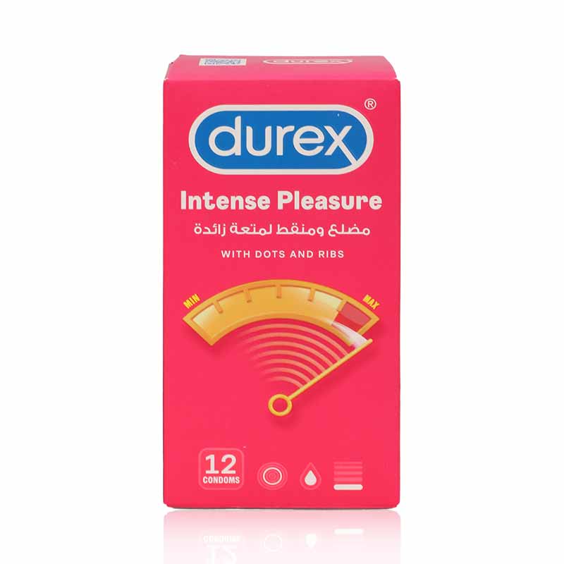 Durex Intense Pleasure Condoms 12'S