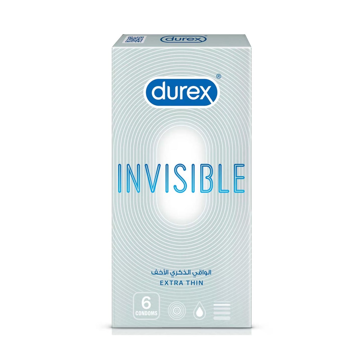 Durex Invisible Extra Thin Condom 6'S