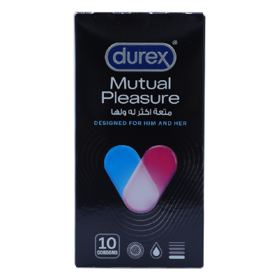 DUREX MUTUAL PLEASURE CONDOMS 10'S – Raf Pharmacy