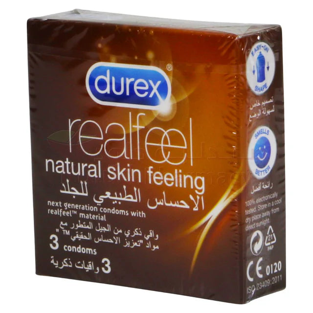Durex Real Feel Condoms 3'S