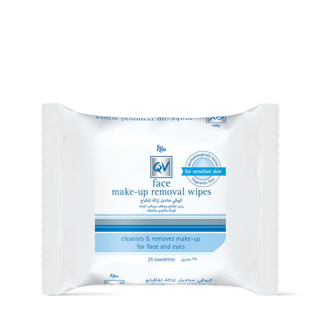 Ego Qv Face Make-Up Removing Wipes 25'S