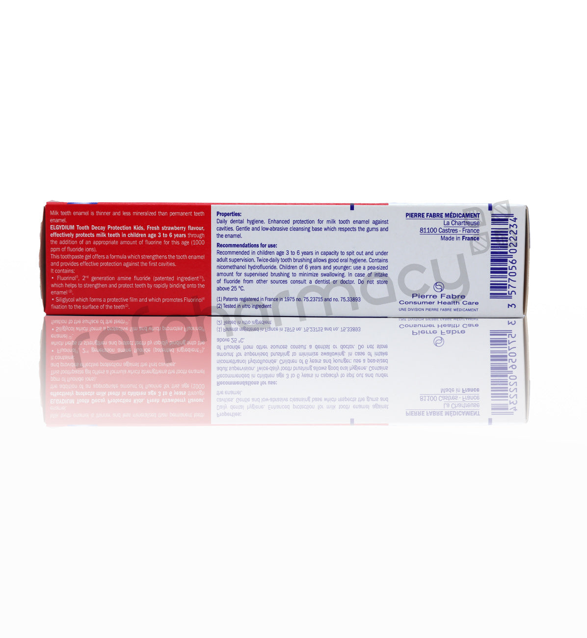 Elgydium Kids Toothpaste Fresh Strawberry Flavour 2-6 50Ml
