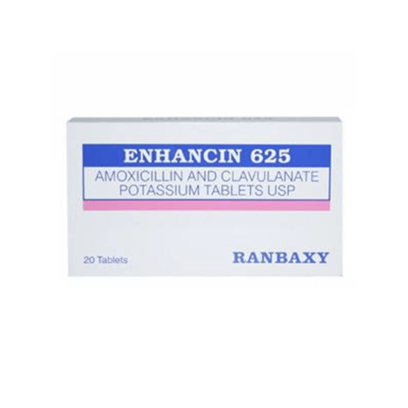 Enhancin 625mg Tablets 20'S