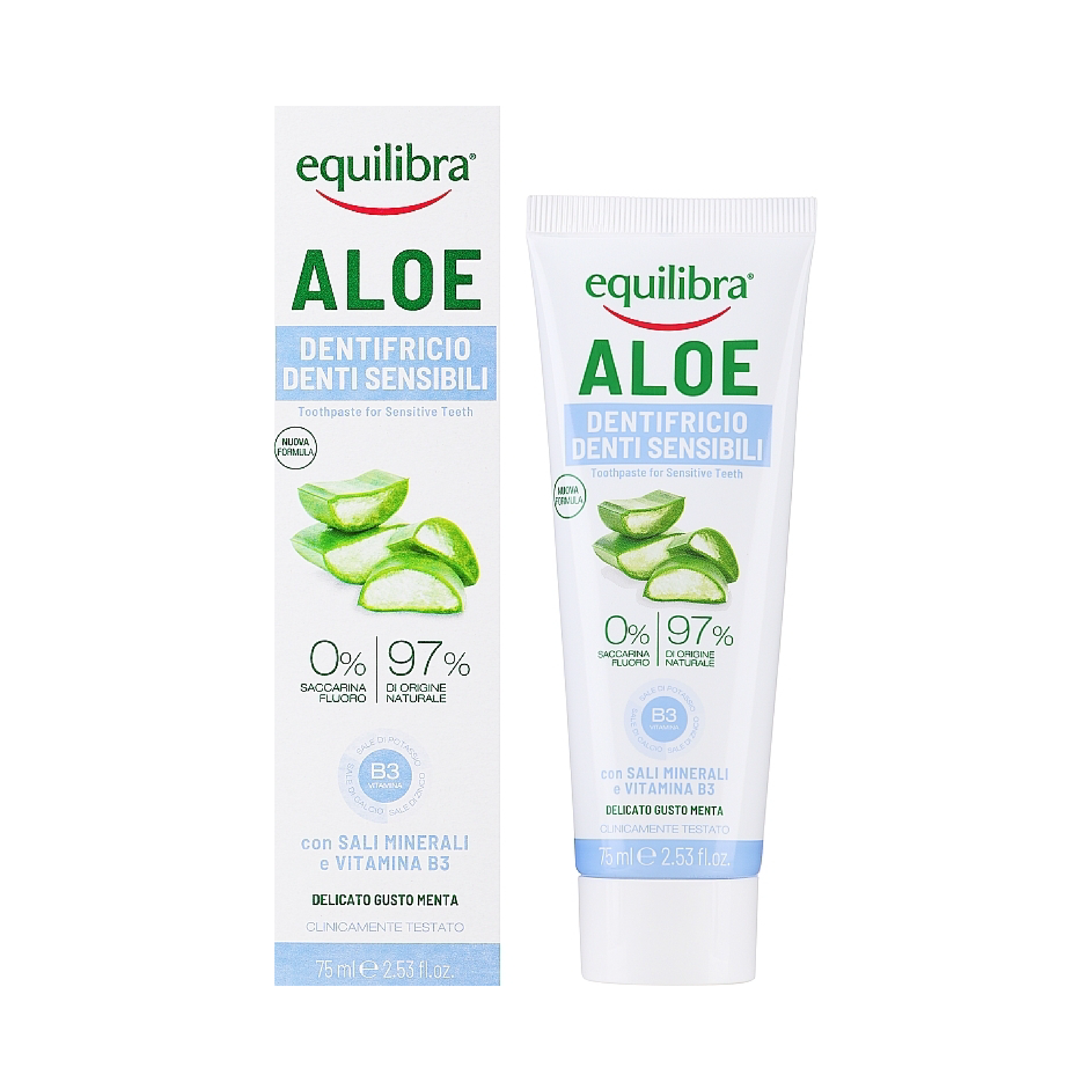 Equilibra Aloe Gel Sensitive Toothpaste 75Ml – Raf Pharmacy