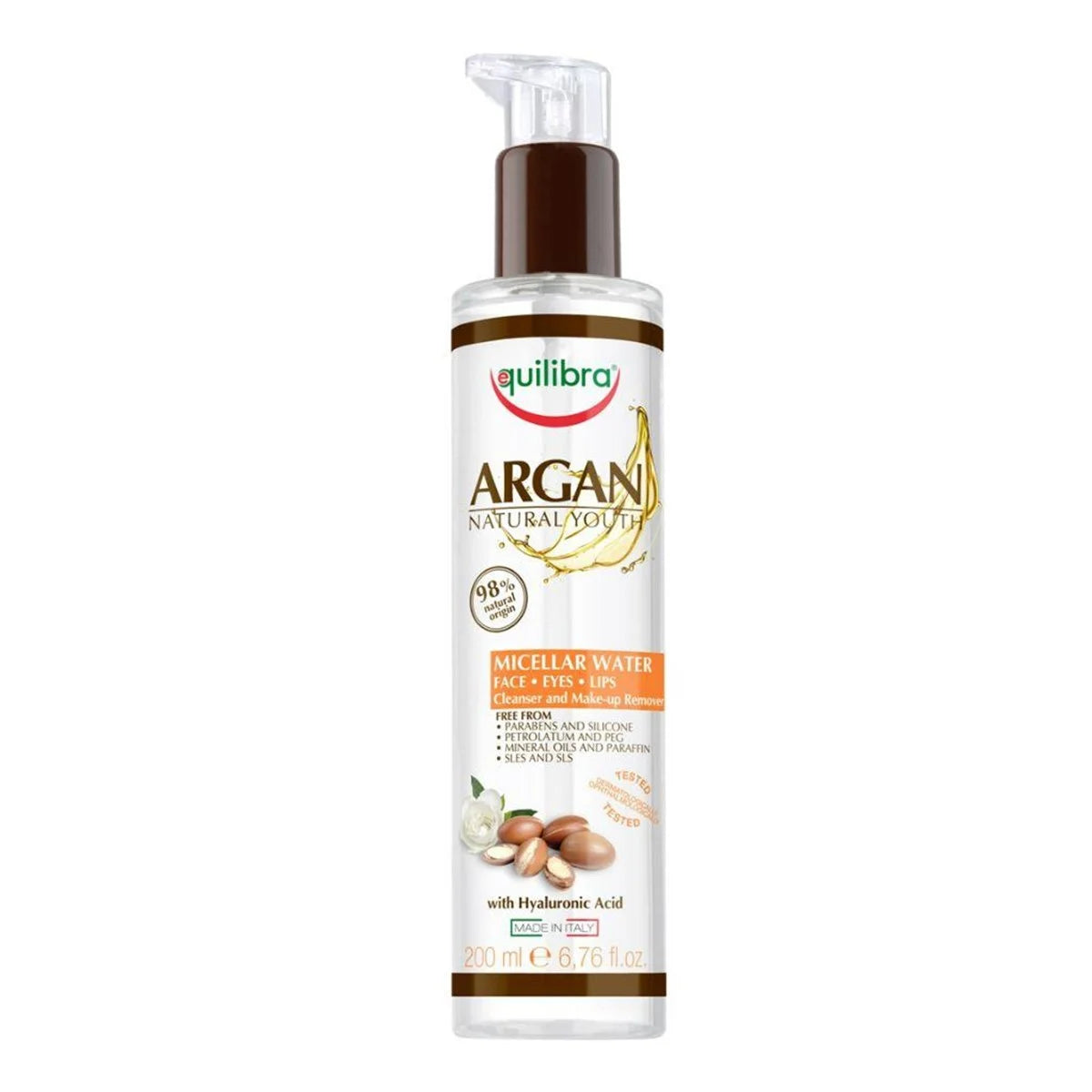 Equilibra Argan Natural Youth Micellar Water 200ml