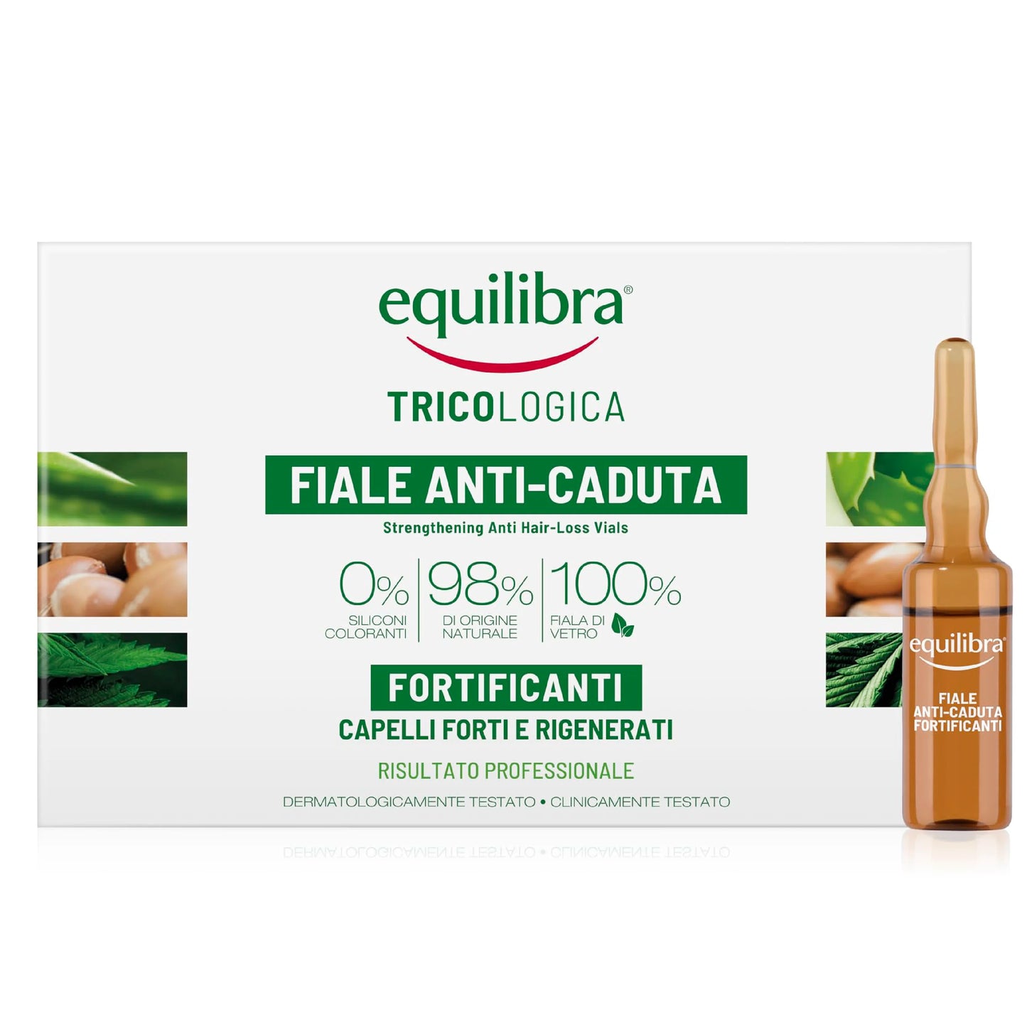 قوارير إيكويليبرا تريكولوجيكا لتقوية الشعر ومحاربة تساقطه 10 × 8 مل