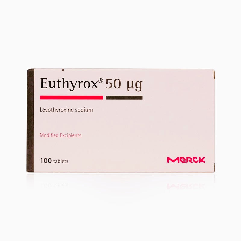 Euthyrox 50mcg Tablets 100s'