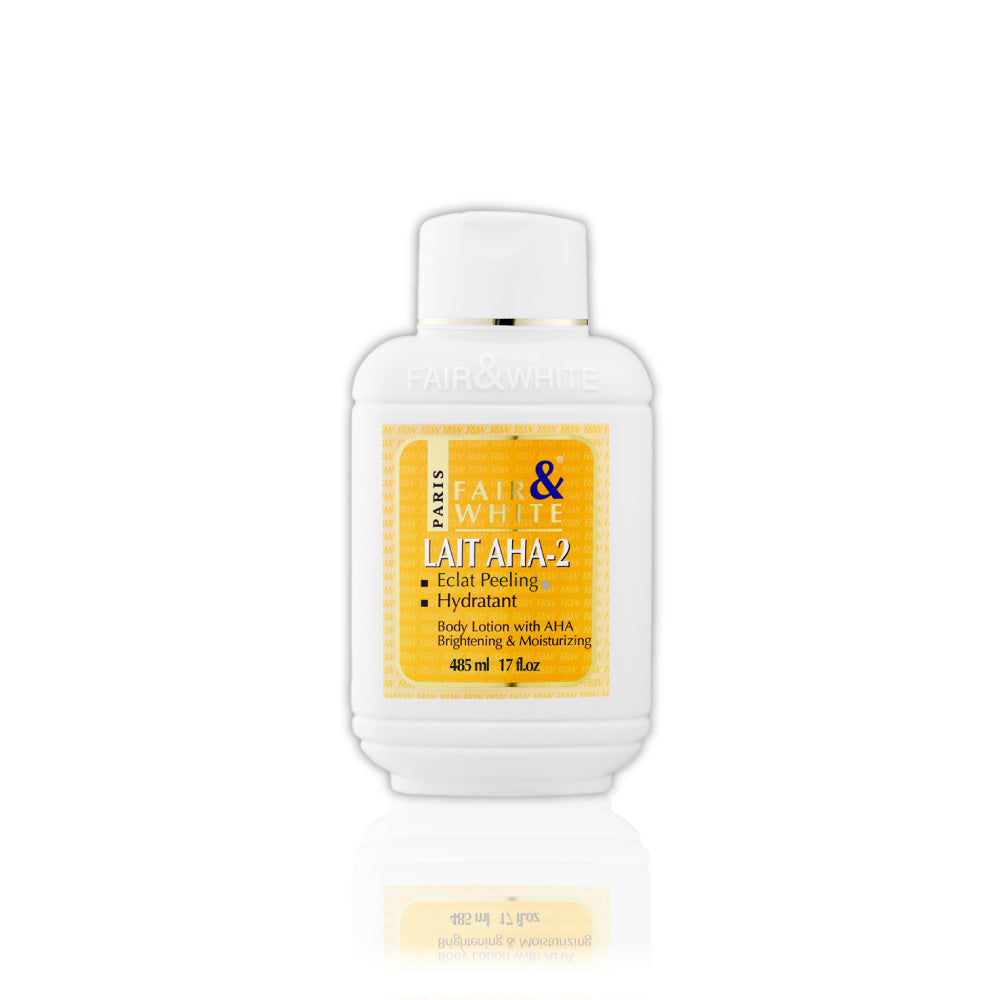 FAIR & WHITE AHA-2 BODY MOISTURISING LOTION 485ML