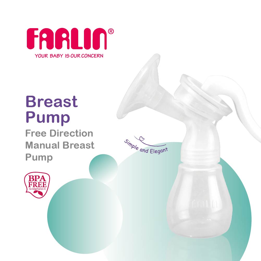 مضخة الثدي اليدوية المجانية من FARLIN BF-640B