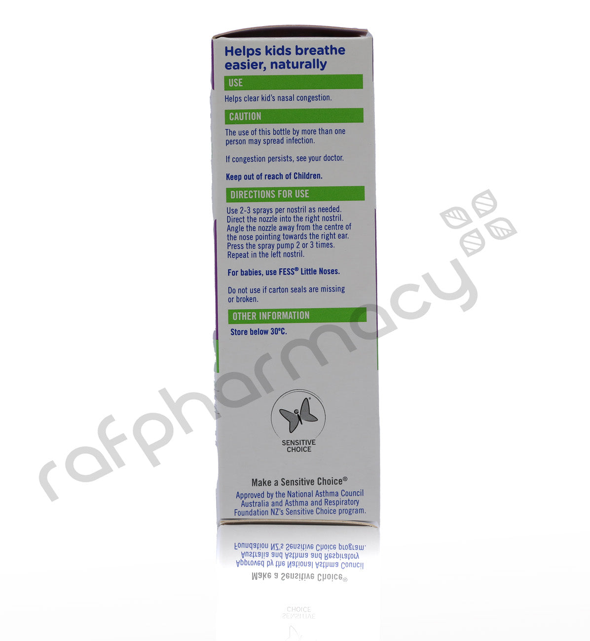 FESS CHILDREN'S SALINE NASAL SPRAY 20ML
