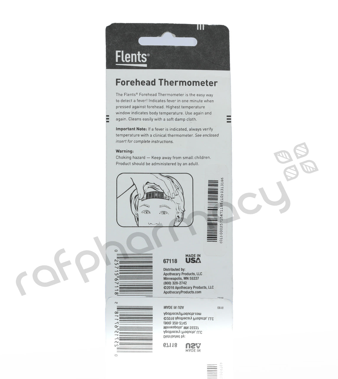 FLENTS FOREHEAD THERMOMETER 1'S