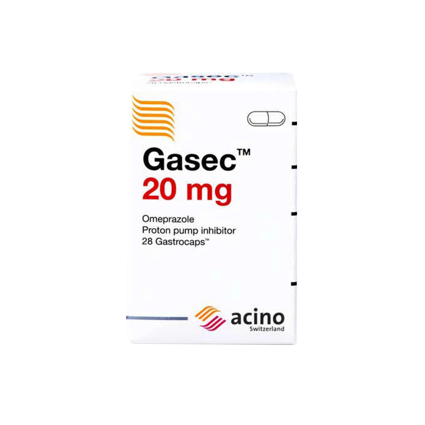 Gasec 20Mg Capsules 28'S