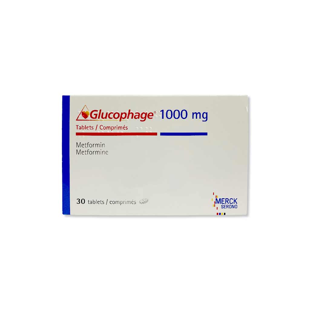 Glucophage 1000mg Tablets 30'S