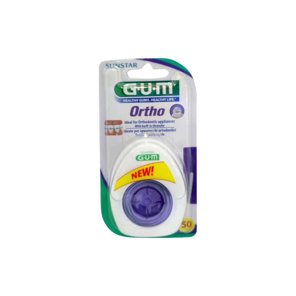 خيط تنظيف الأسنان من شركة جوم أورثو