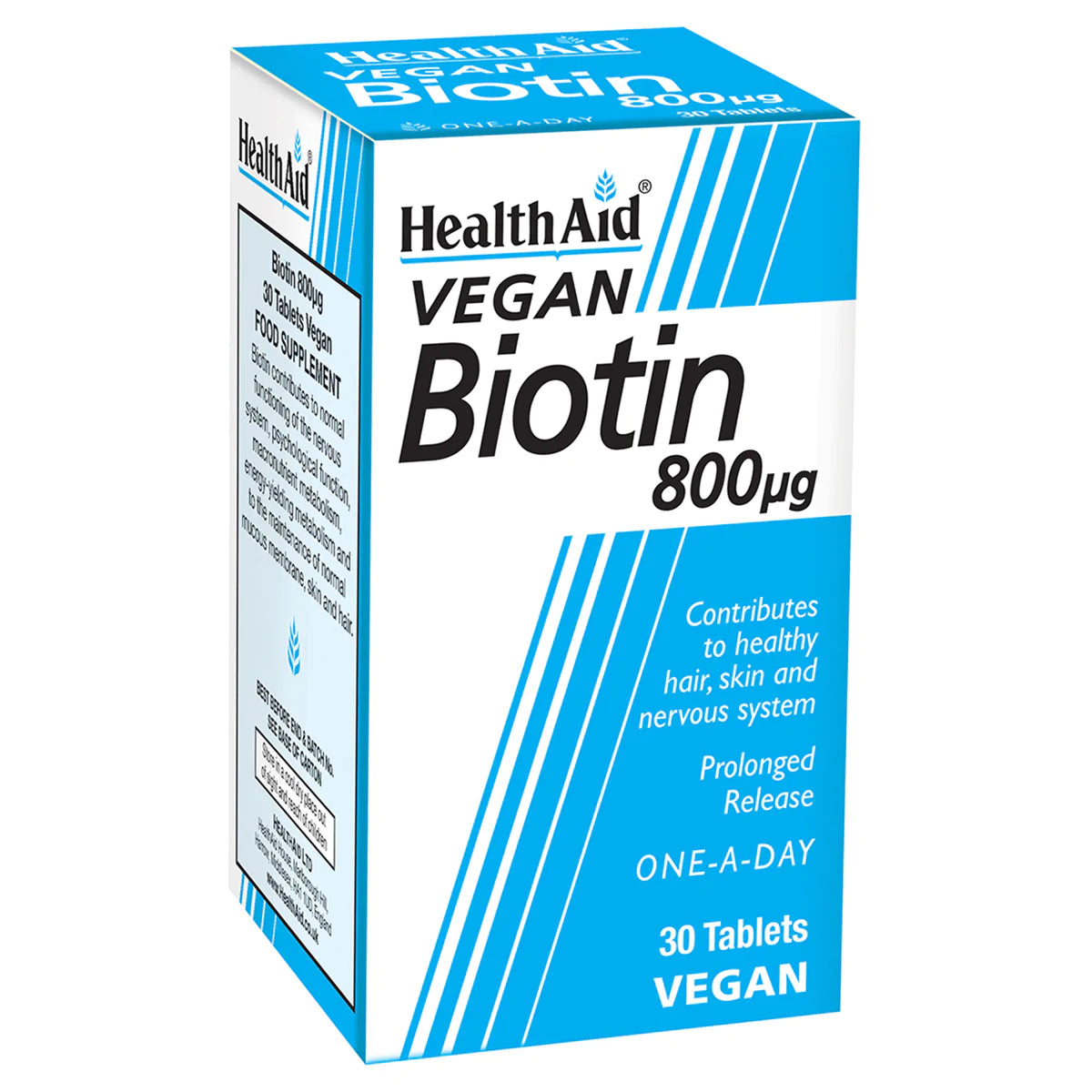 Health Aid Biotin 800Mcg Tablets 30'S