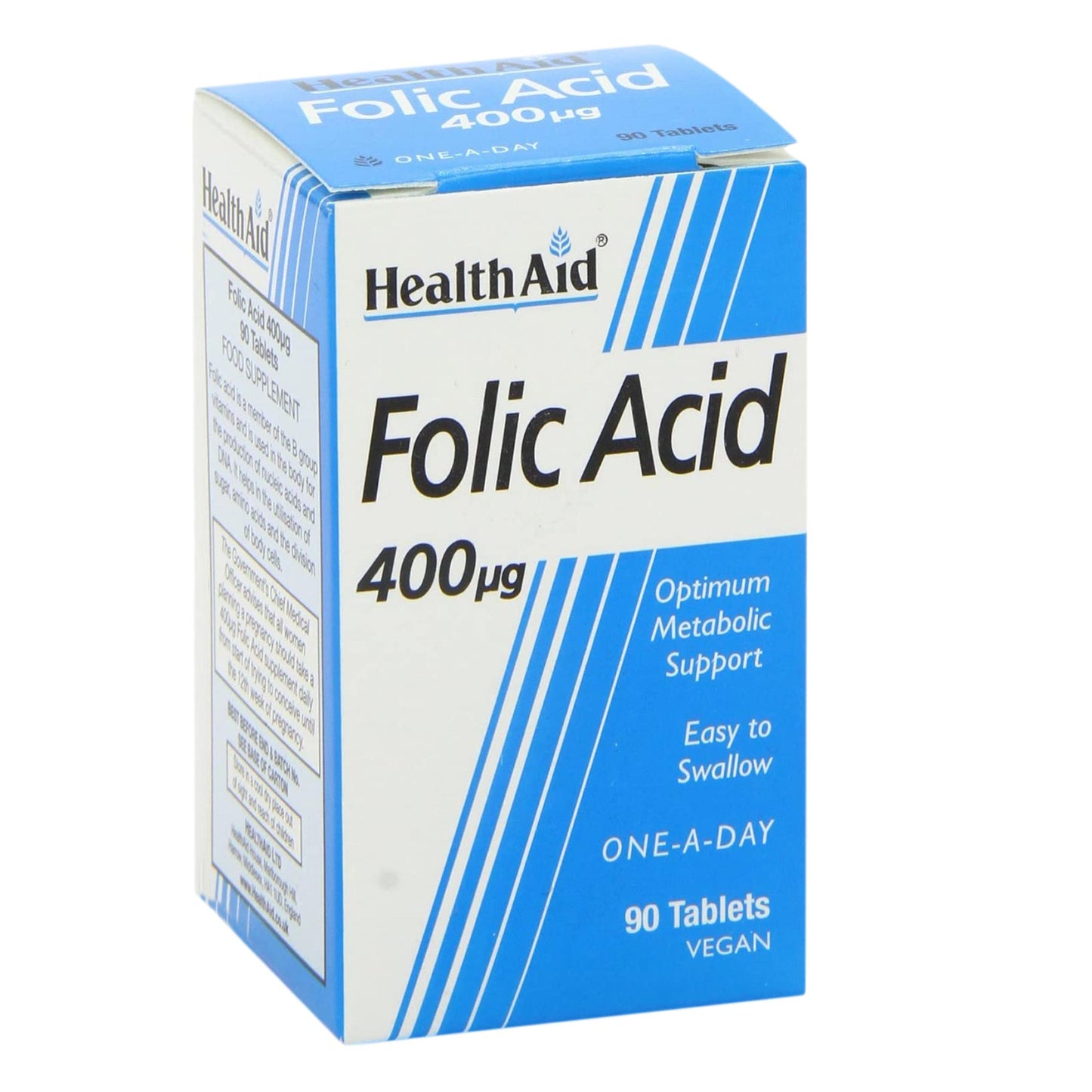 Health Aid Folic Acid 400Mg 90 Tablets
