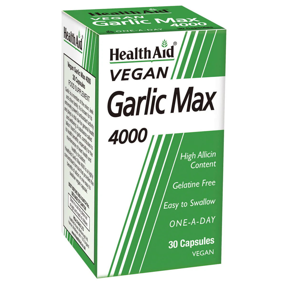 Health Aid Garlic Max 4000 Mg 30 Capsules