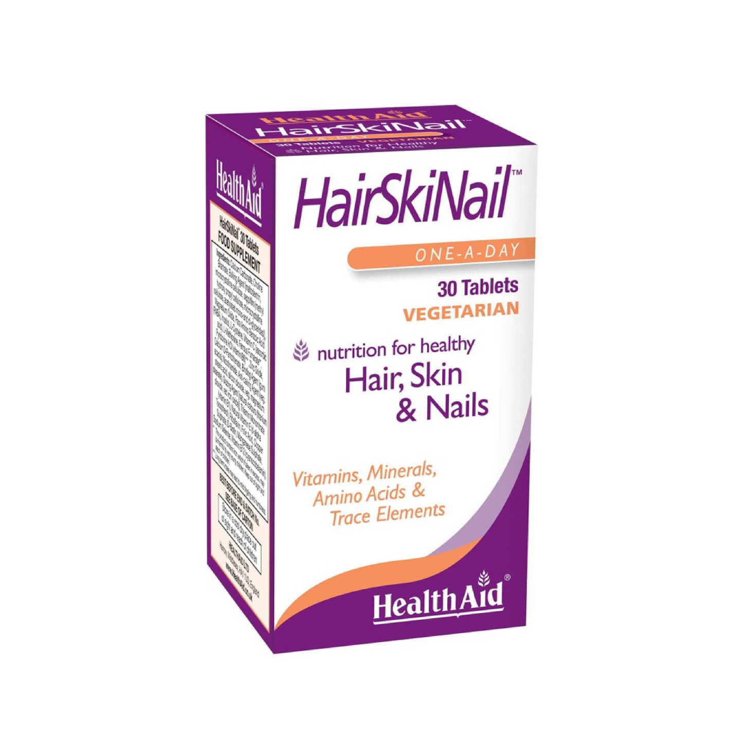 Health Aid Hair Skin Nail Tablets One A Day 30'S