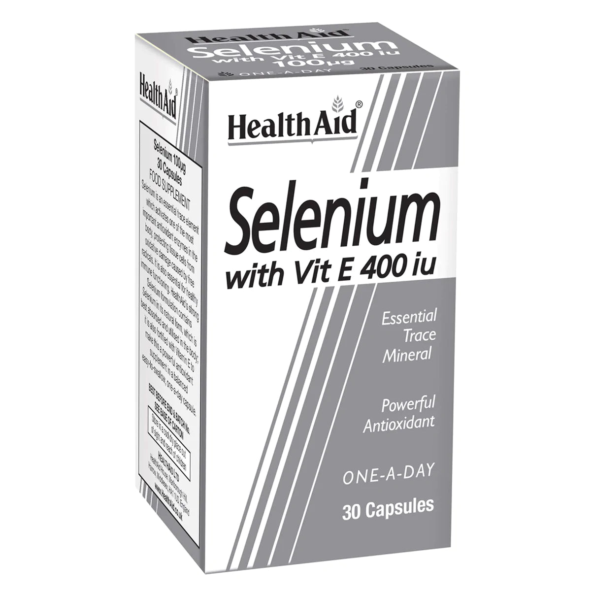 Health Aid Selenium With Vit E 400 Capsules 30'S