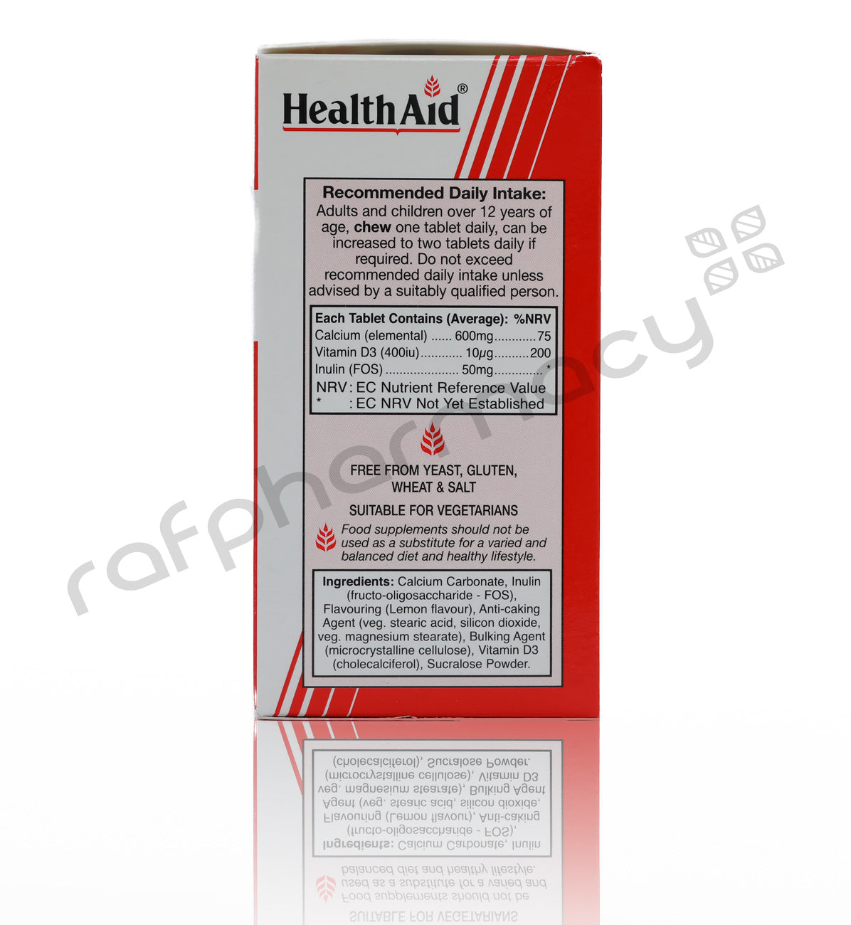 Health Aid Strong Calcium 600Mg Chewable Tablets 60'S