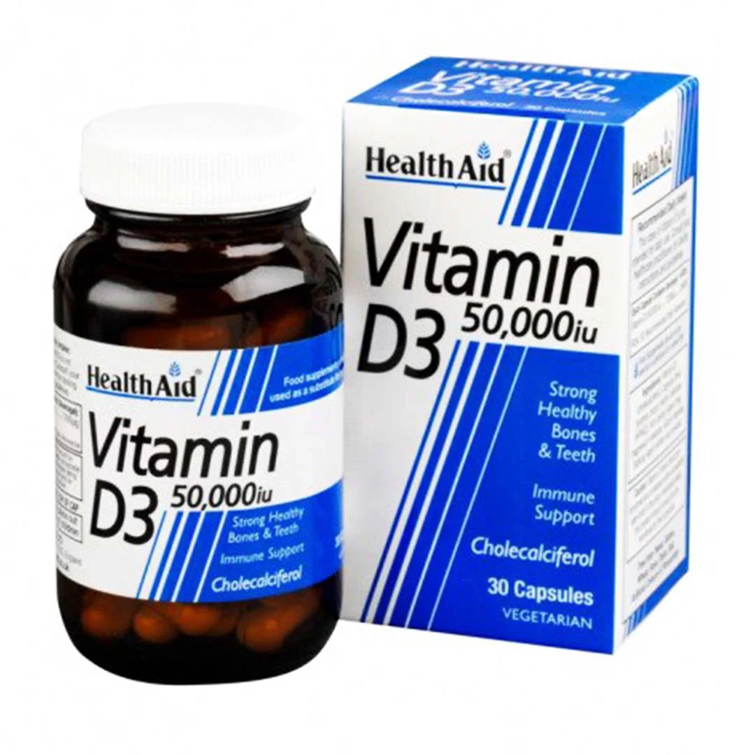 Health Aid Vitamin D3 50000Iu Capsules 30'S