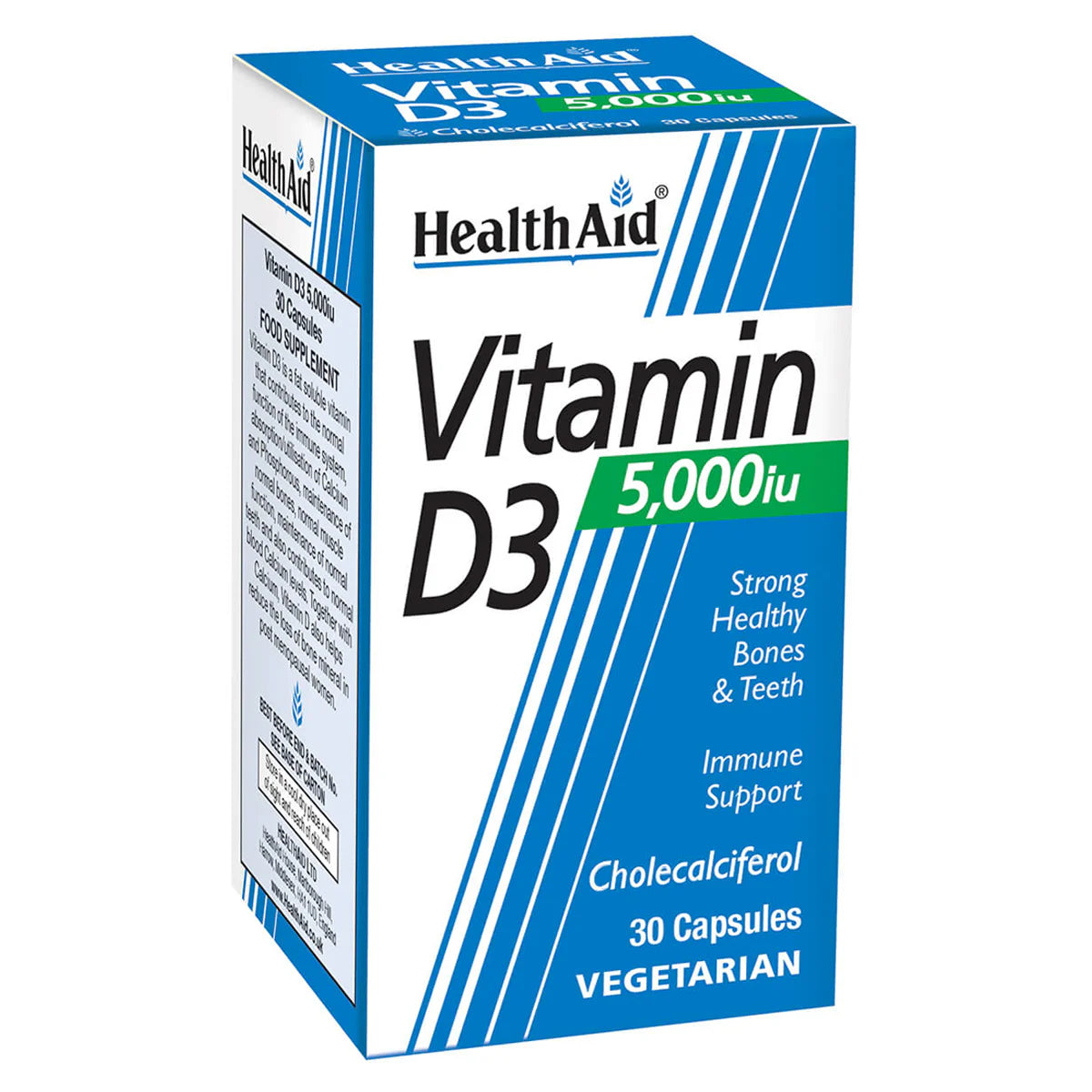 Health Aid Vitamin D3 5000Iu Capsules 30'S