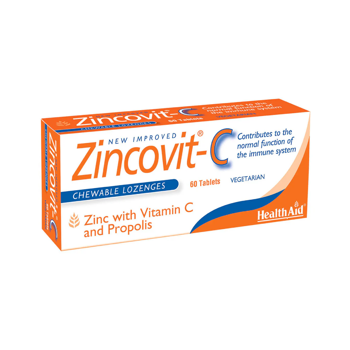 Health Aid Zincovit C Chewable Tablets 60'S