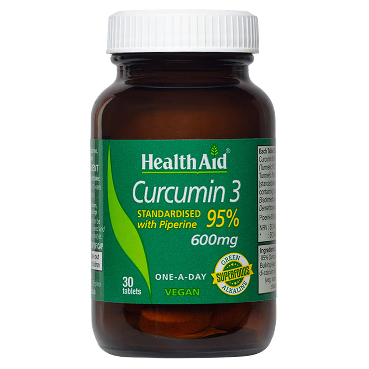 Healthaid Curcumin 3 600Mg Tablets 30'S