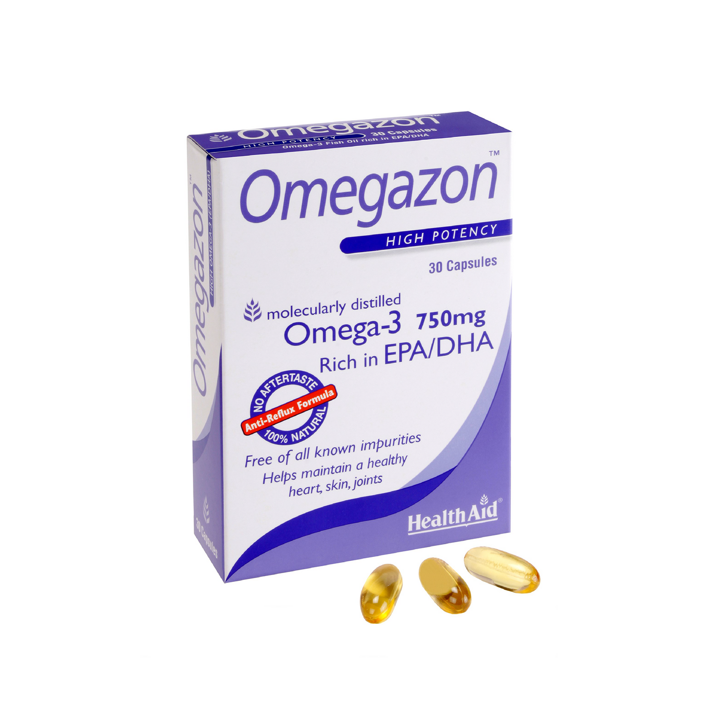كبسولات أوميجا زون من هيلث ايد، 30 كبسولة