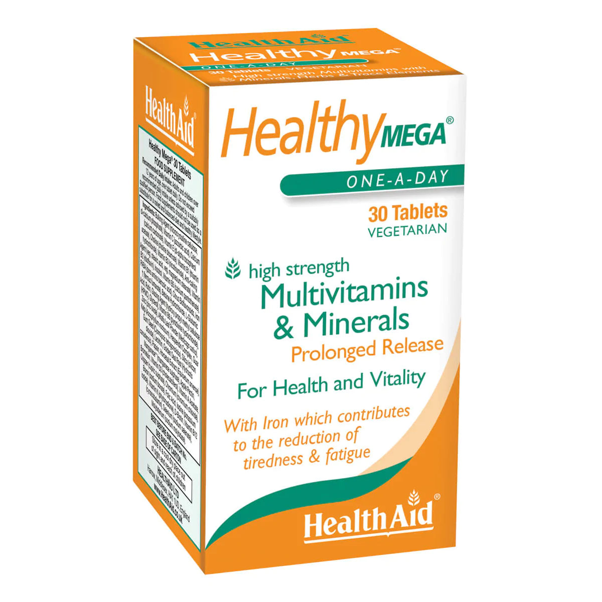 Helath Aid Healthy Mega Multi Vitamin And Minerals Tablets 30'S