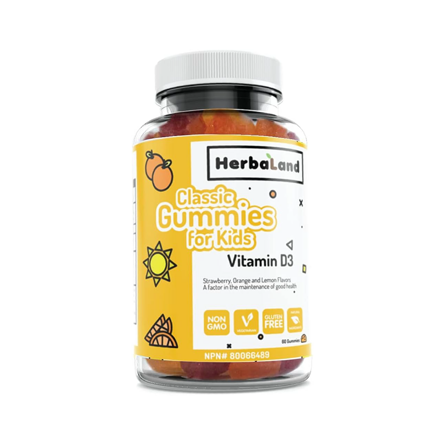 Herbaland Classic Gummies For Kids Vitamin D3