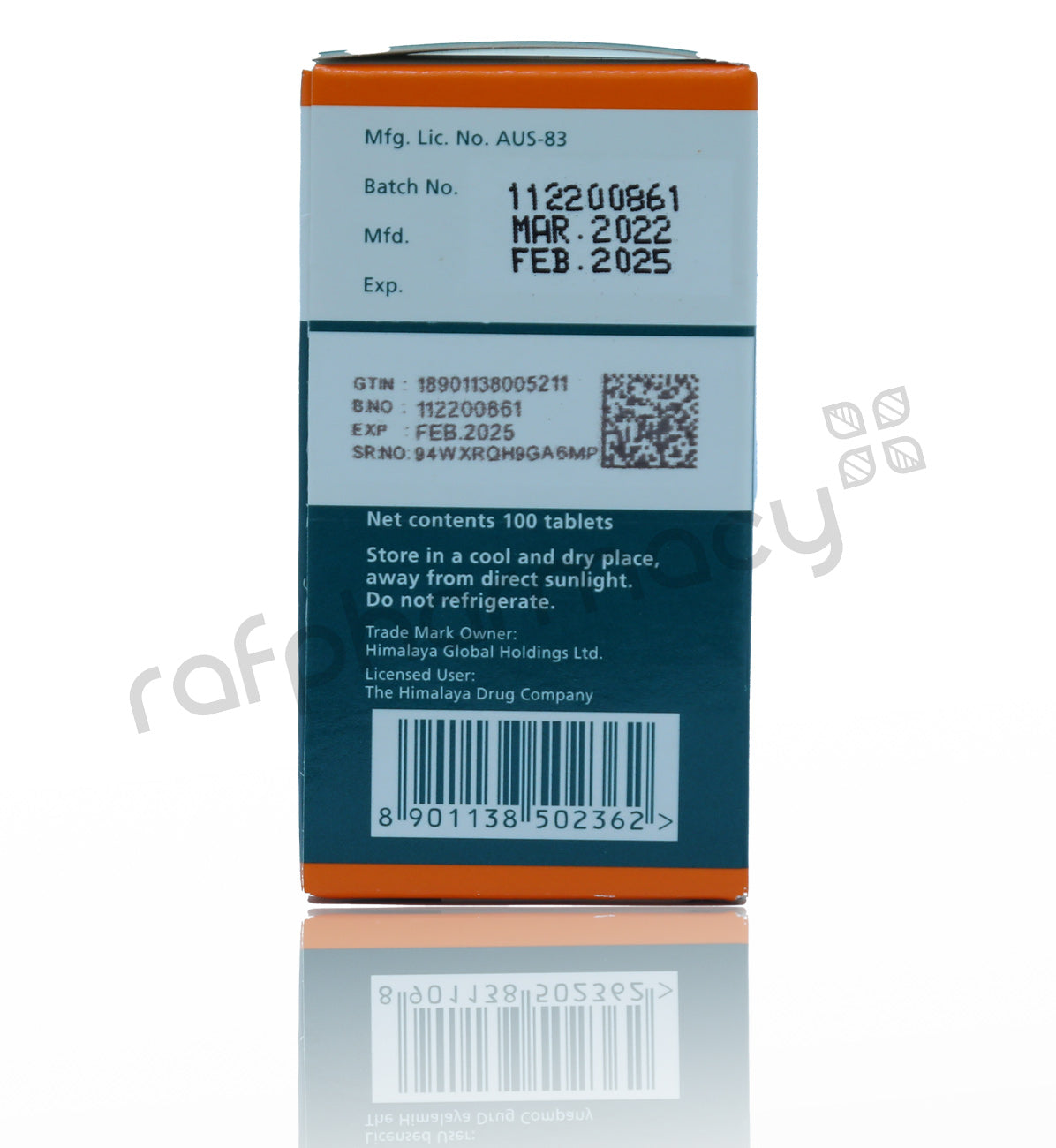 HIMALAYA GASEX TABLETS 100'S