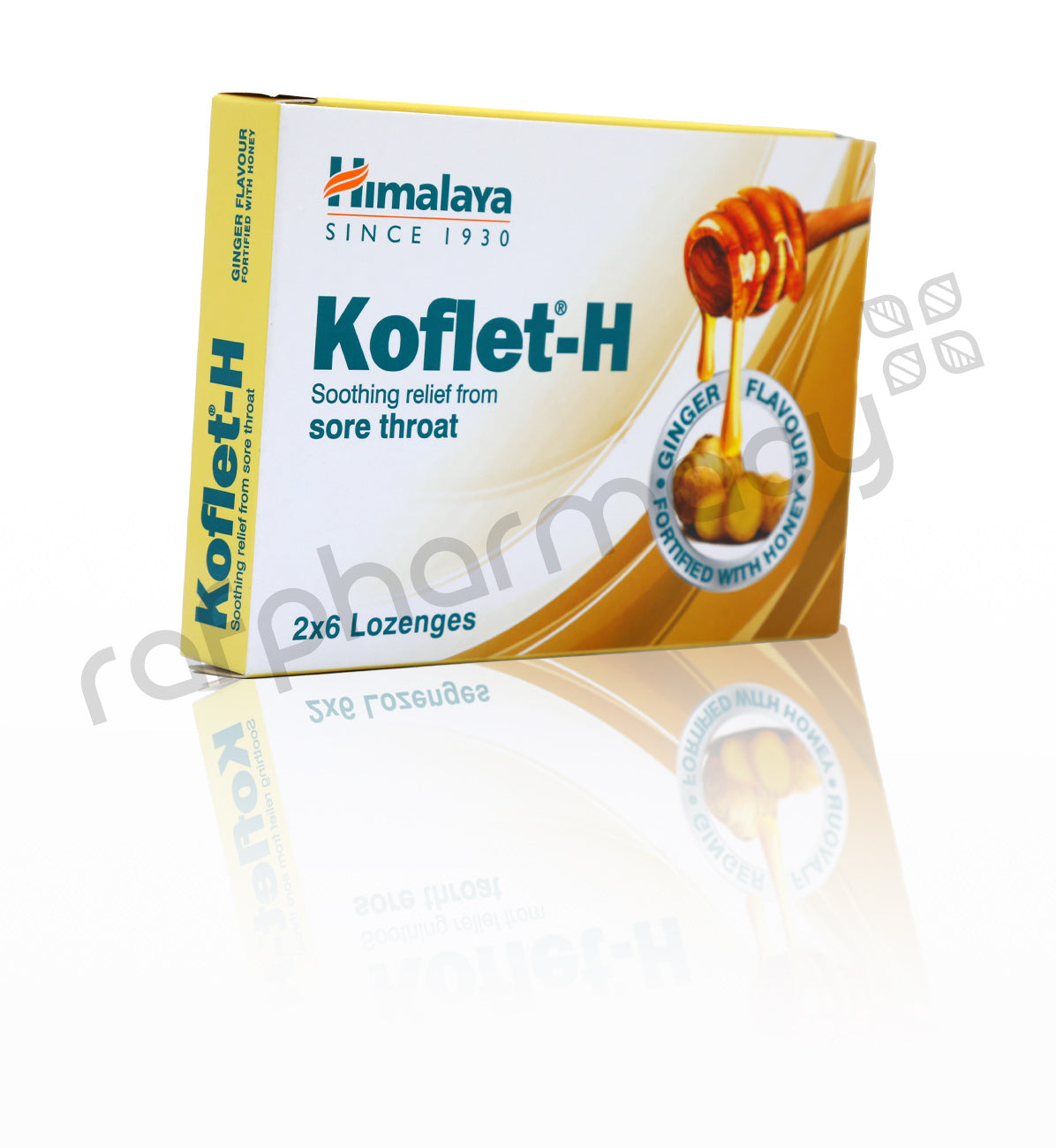 HIMALAYA KOFLET H GINGER THROAT LOZENGES 12'S