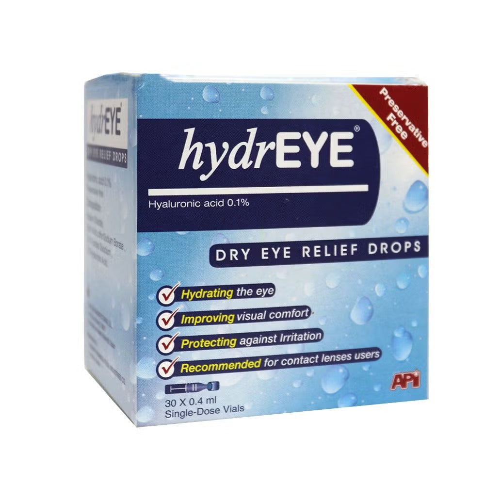 Hydr Dry Eye Relief Drops 1X30's