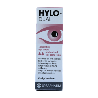 HYLO DUAL LUBRICATING EYE DROPS 10ML Raf Pharmacy HYLO DUAL LUBRICATING EYE DROPS 10ML Raf Pharmacy