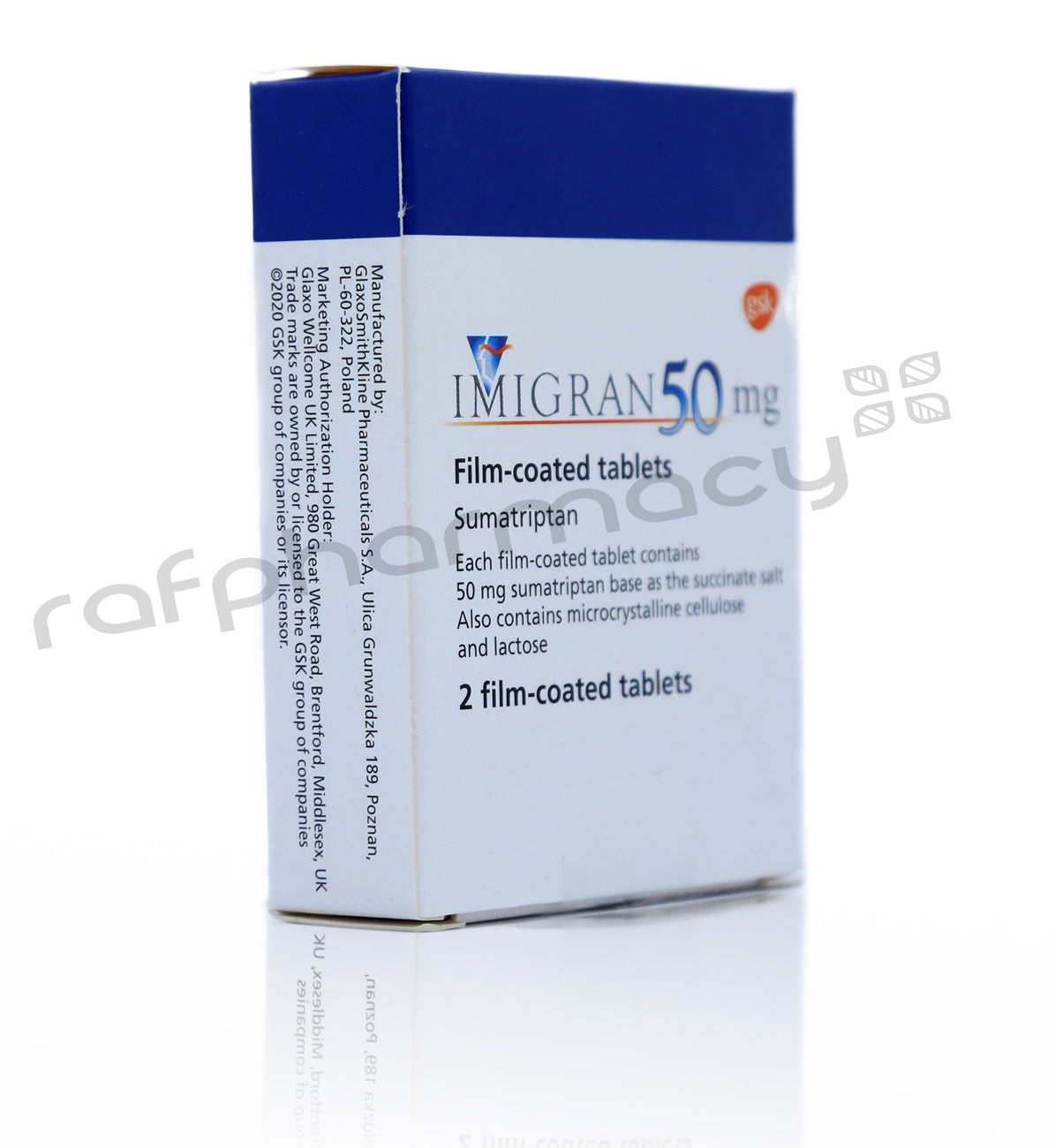 IMIGRAN 50MG TABLETS 2'S