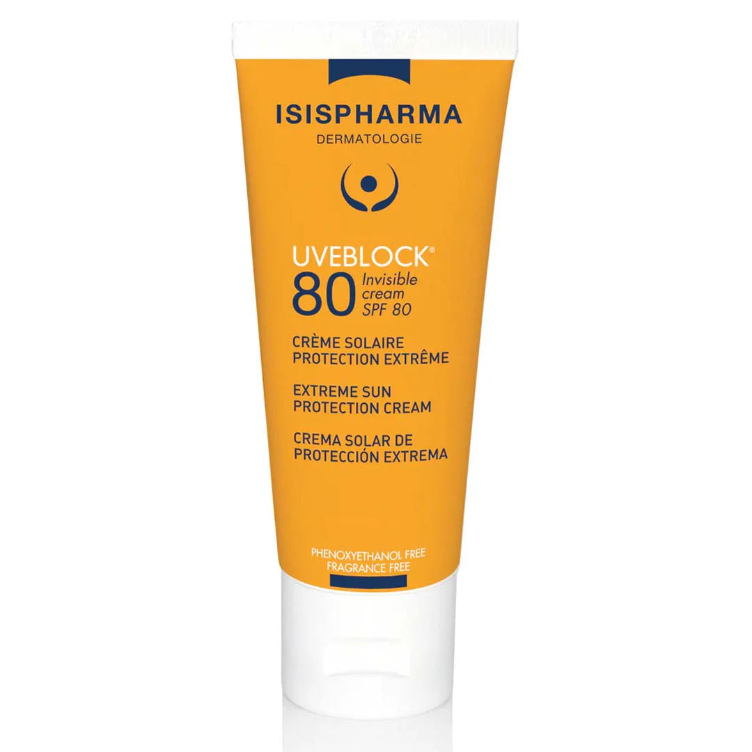 Isis Uveblock Spf 80 Invi.Cr.White 40Ml