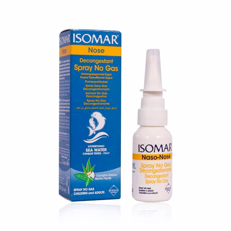 Isomar Nose Decongestant Nasal Spray No Gas 30Ml