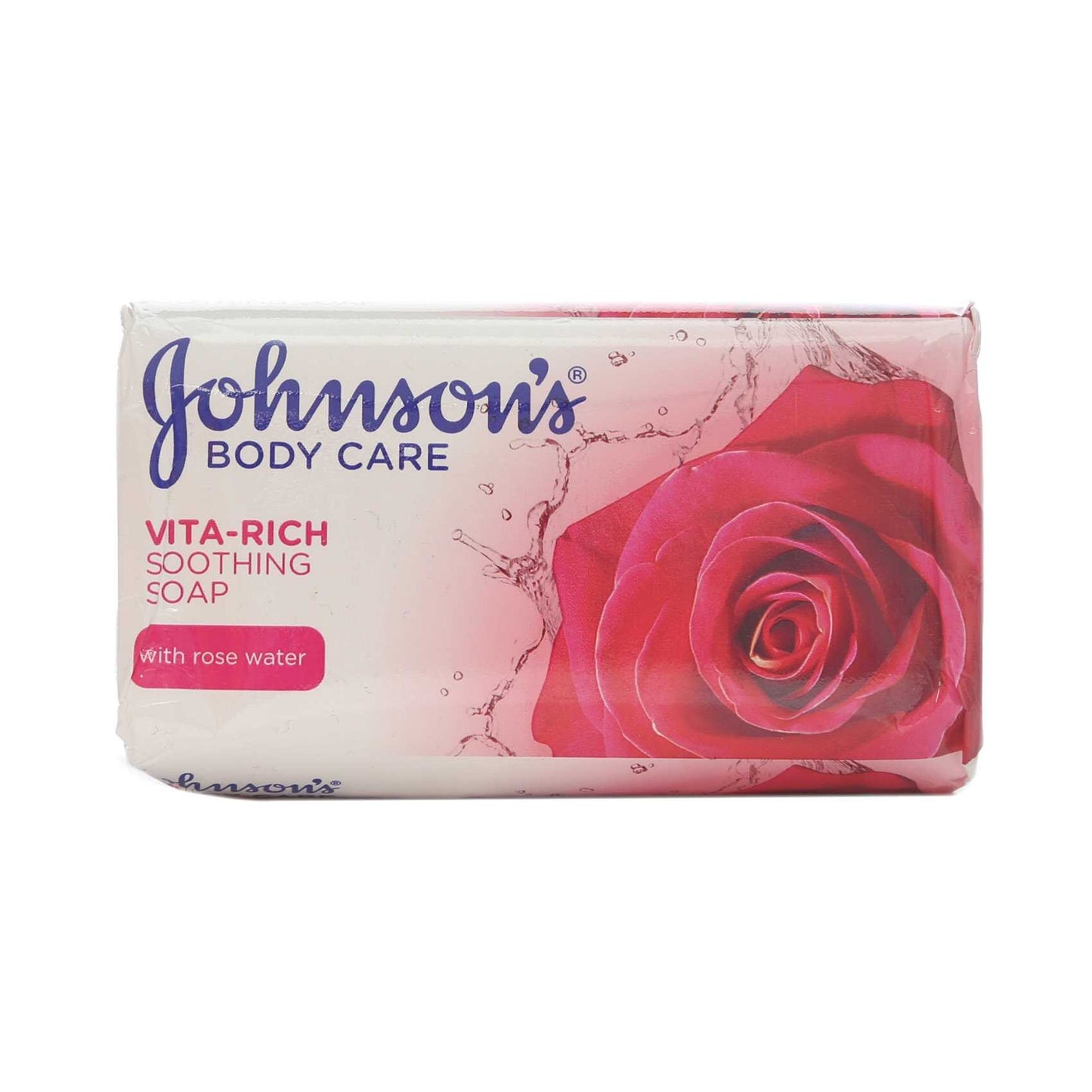 Johnsons Vitarich Smoothing With Rose Water Soap 175Gm