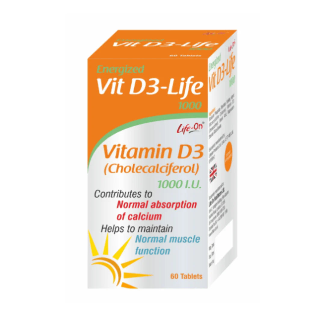Life On Vit-D3 Life 1000 Iu Tablets 60'S