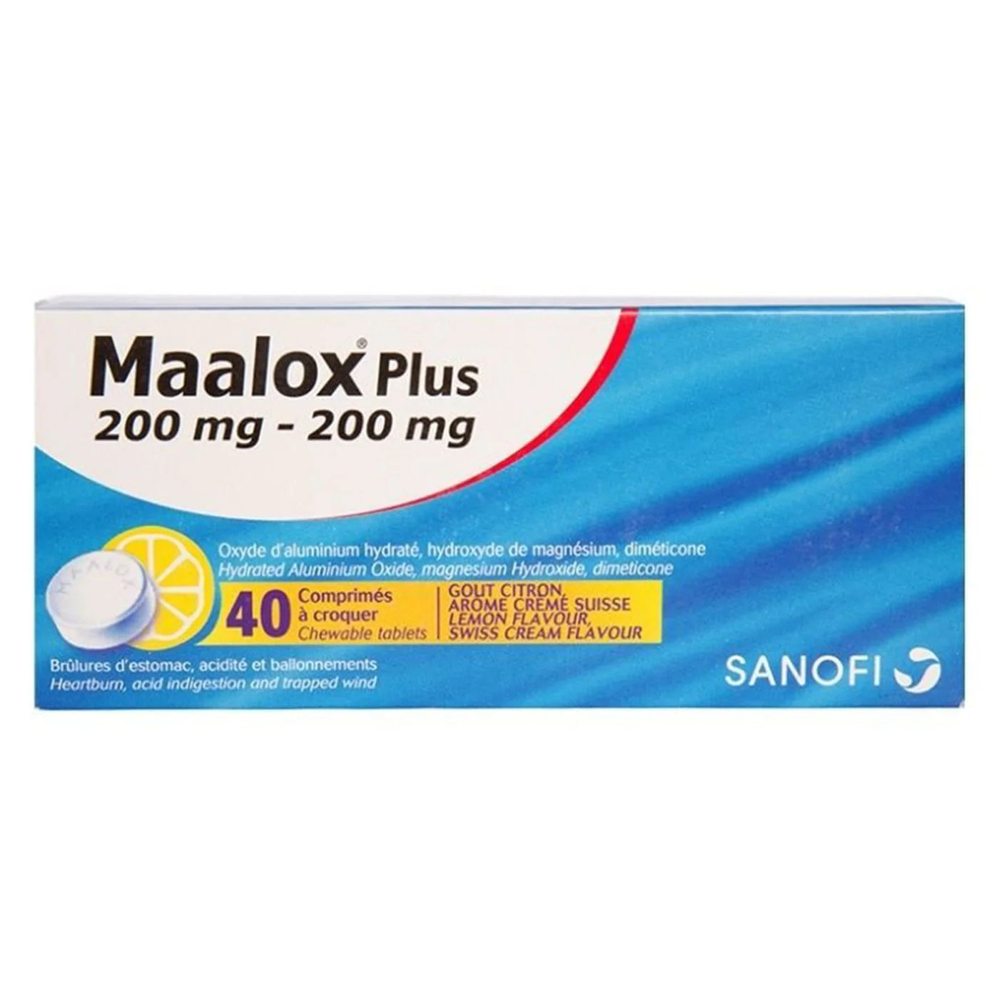 Maalox Plus Tablets 40'S