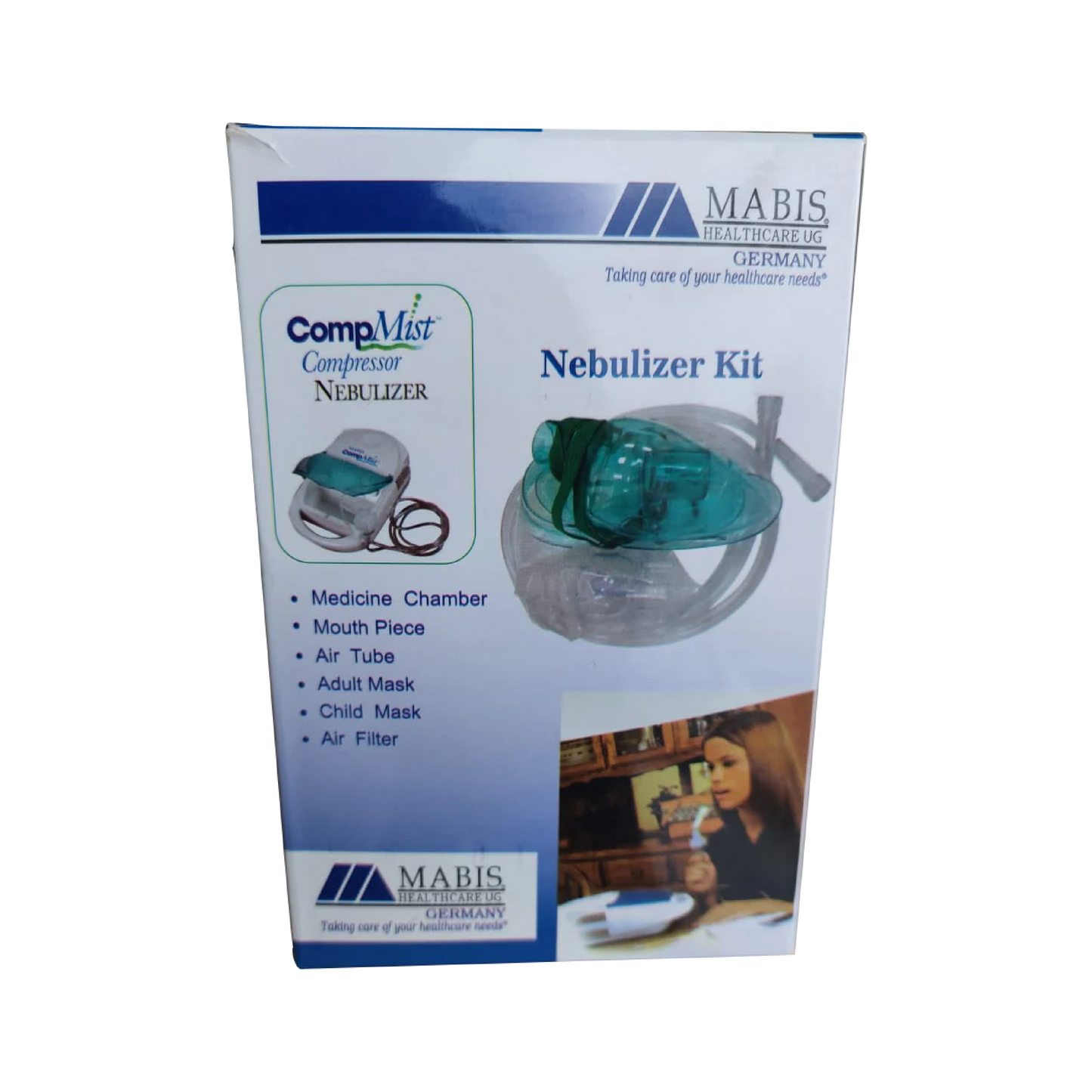 Mabis Nebulizer Mask Child & Adult Kit