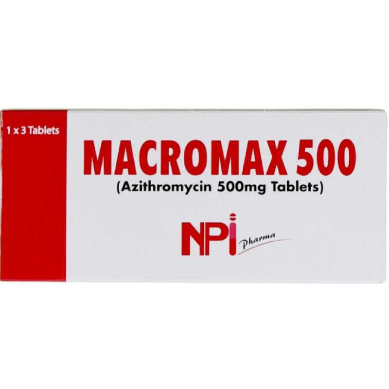 Macromax 500mg Tablet 3'S