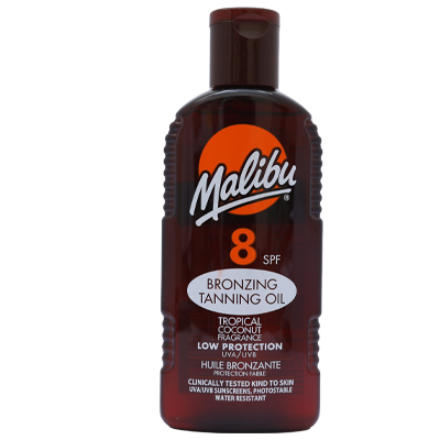 Malibu Spf 8 Bronzing Tanning Oil 200Ml