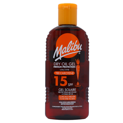 Malibu Spf15 Dry Oil Gel With Carotene 200Ml
