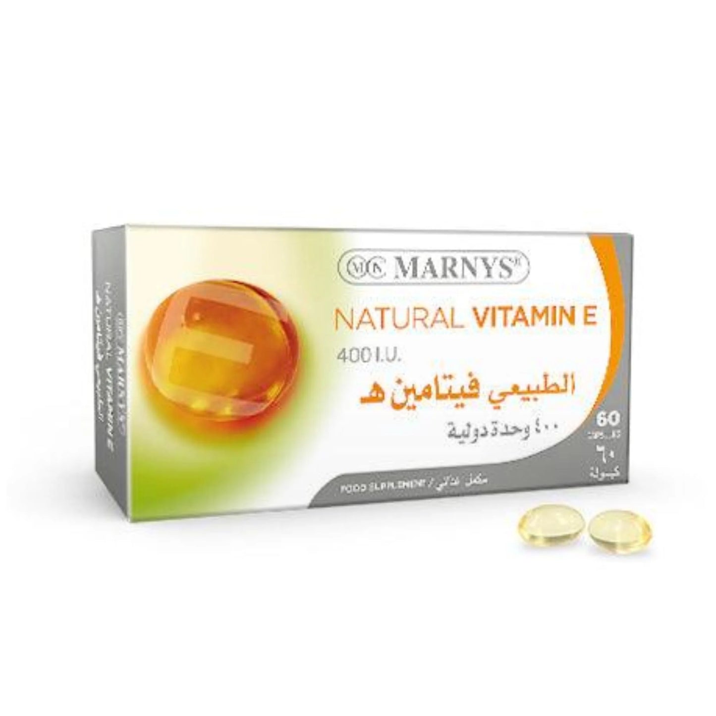 Marnys Natural Vitamin E 400iu Capsules 60'S