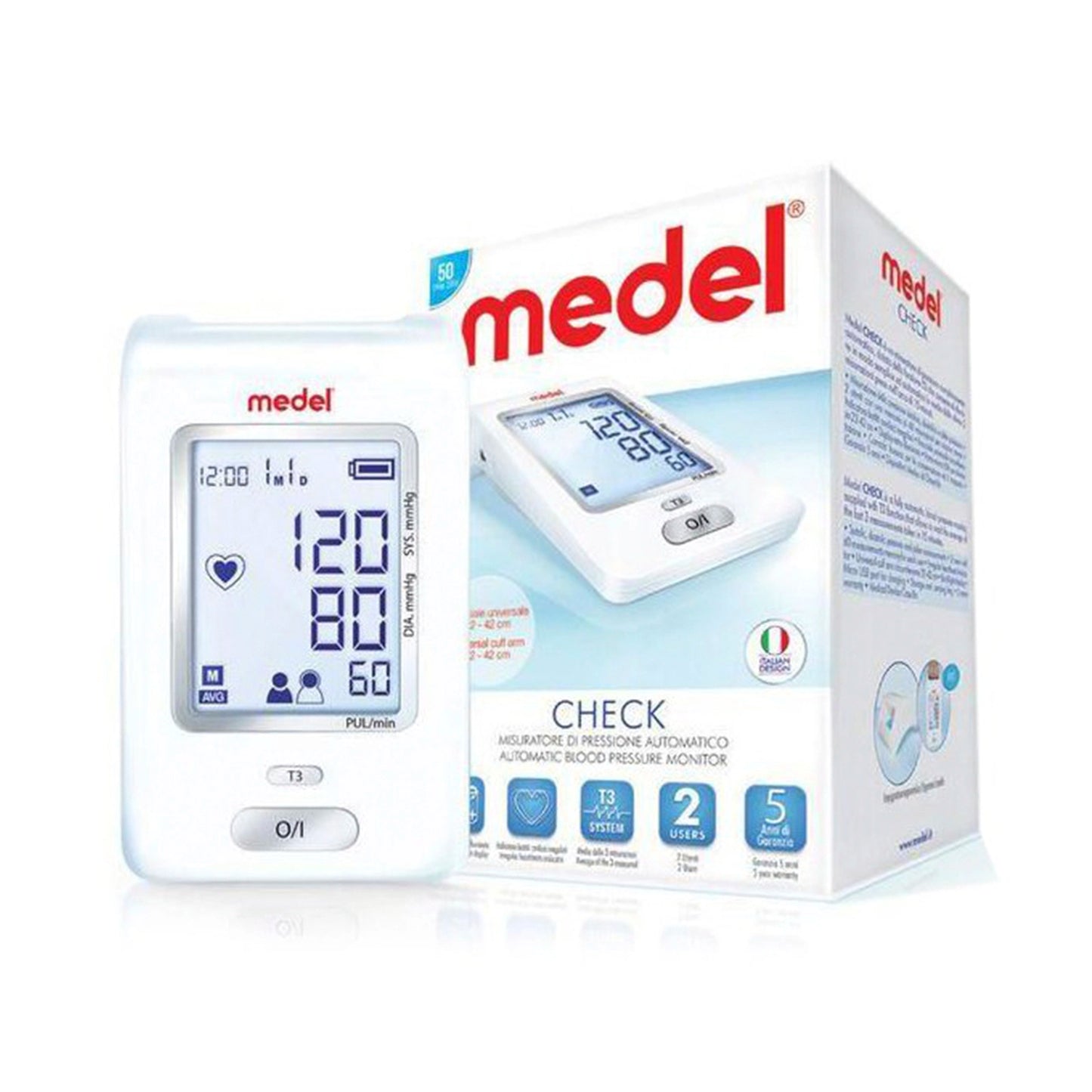 Medel Check Automatic Blood Pressure Monitor