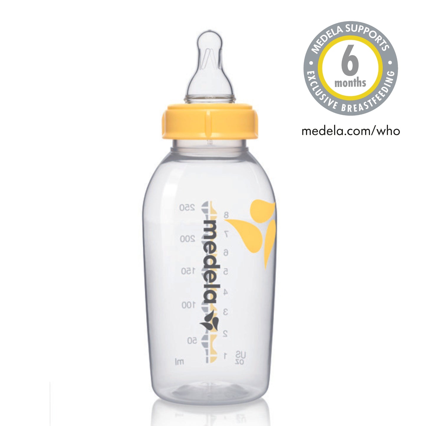Medela Breastmilk Bottle With Teat Medium Flow 250ml